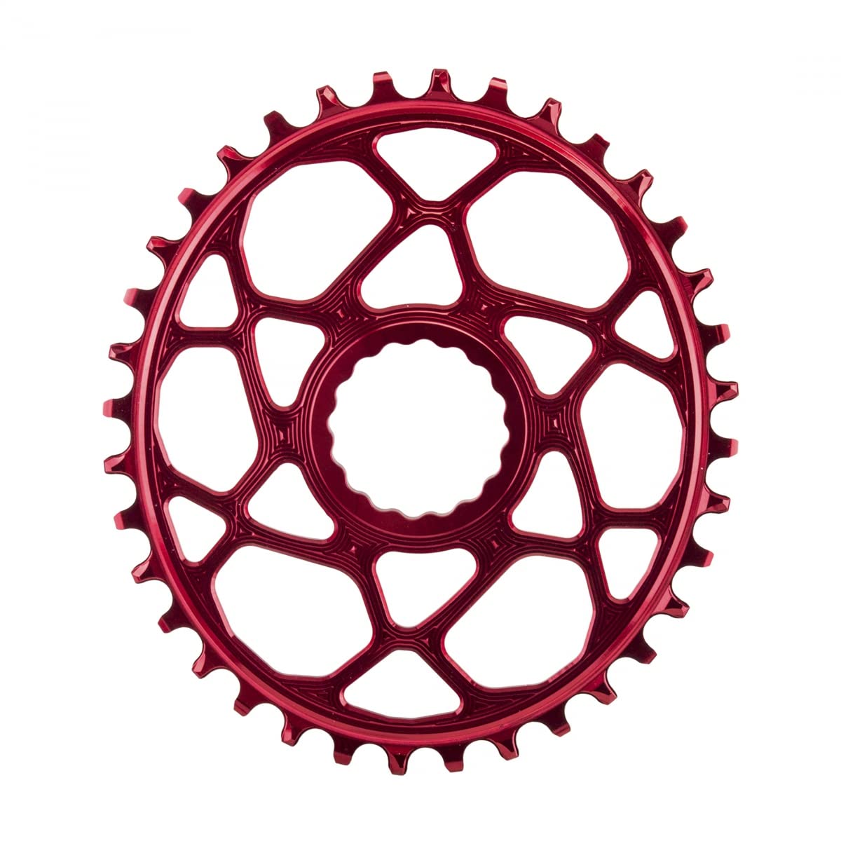 AbsoluteBLACK, OVAL RaceFace Cinch DM N/W BOOST148 (3mm offset), RED, 36T, OVAL