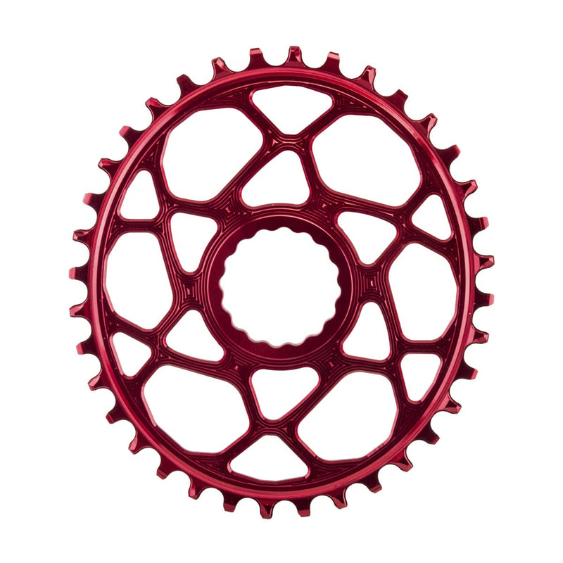 AbsoluteBLACK, OVAL RaceFace Cinch DM N/W BOOST148 (3mm offset), RED, 36T, OVAL