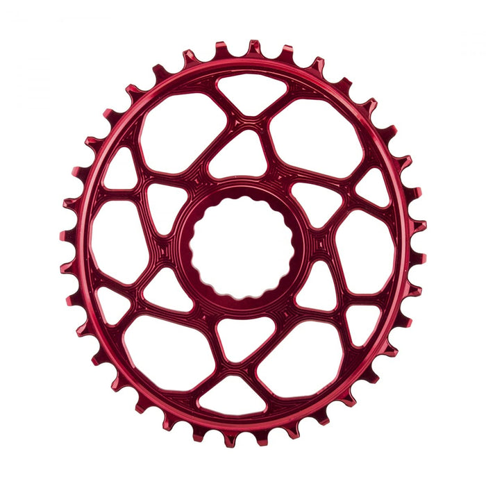 AbsoluteBLACK, OVAL RaceFace Cinch DM N/W BOOST148 (3mm offset), RED, 36T, OVAL