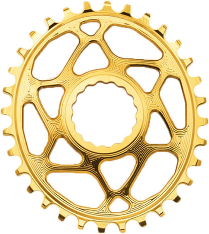 Absolute Black MTB Oval RaceFace Cinch Direct Mount BOOST 148 (3mm offset) Gold / 26T
