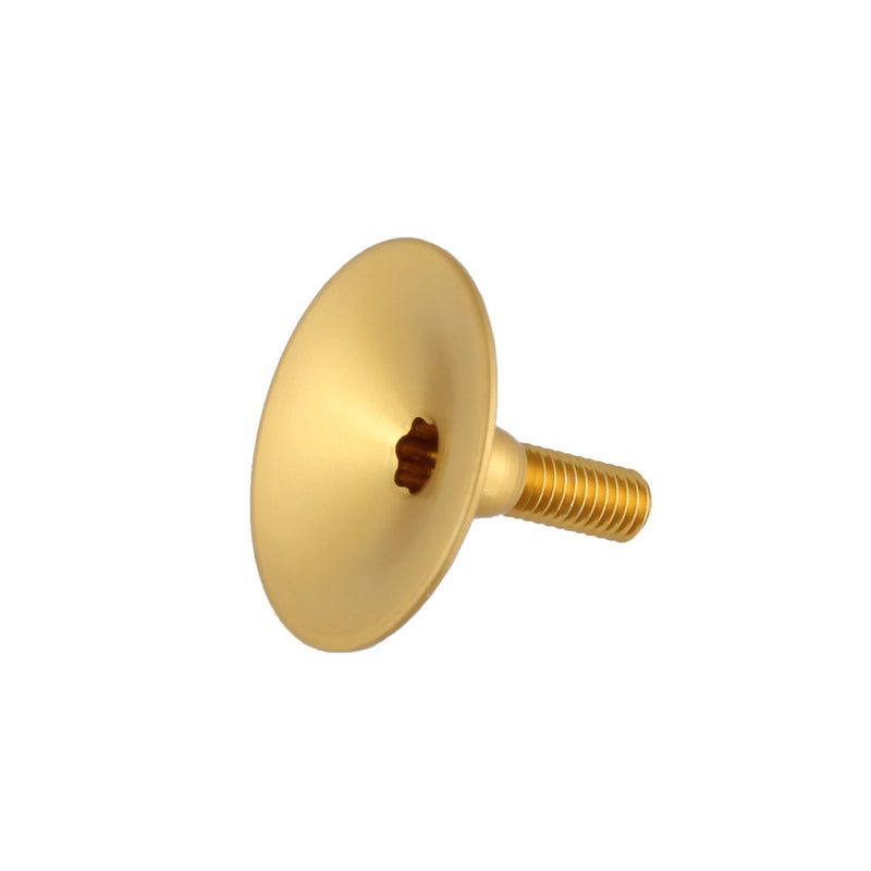 Absolute Black Bicycle Headset Top Cap - 1-1/8 W/Bolt - Gold - TPGL