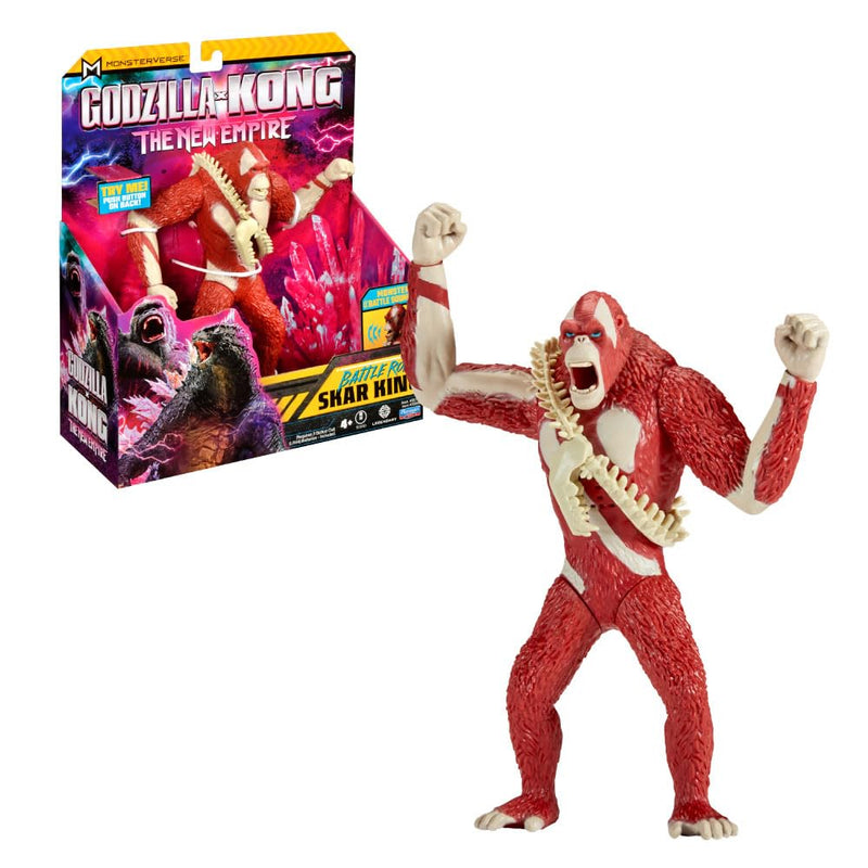 Godzilla x Kong: The New Empire, 7-Inch Authentic Battle Roar Skar King Action Figure Toy, Iconic Collectable Movie Character in Unique Limited Edition Packaging, Suitable for Ages 4 Years+