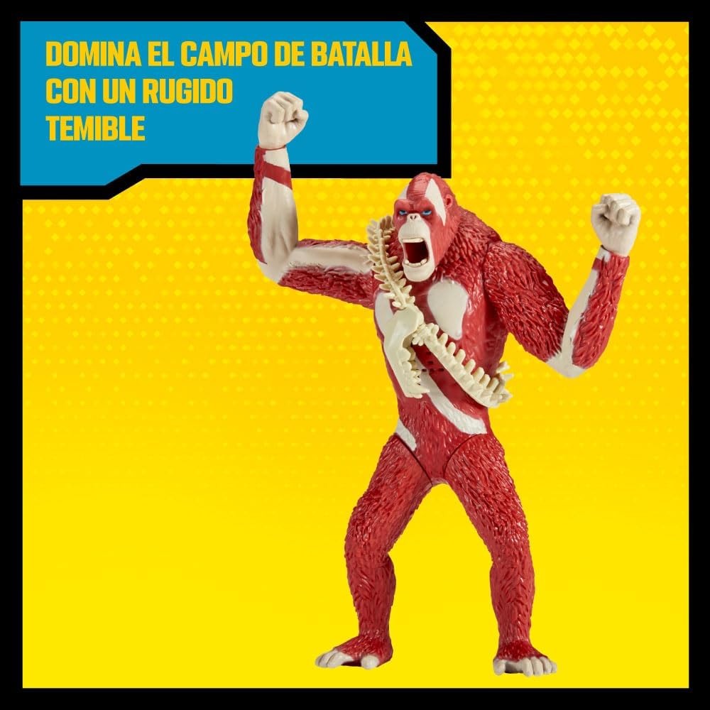 Godzilla x Kong: The New Empire, 7-Inch Authentic Battle Roar Skar King Action Figure Toy, Iconic Collectable Movie Character in Unique Limited Edition Packaging, Suitable for Ages 4 Years+
