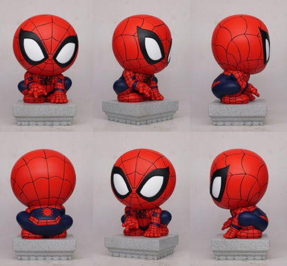 Spider-Man hockende PVC-Bank