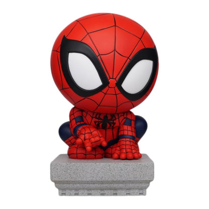 Spider-Man hockende PVC-Bank