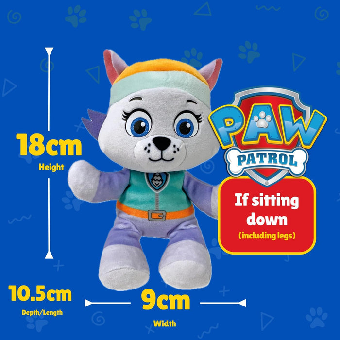 TY Everest Paw Patrol Soft Plush Toy for Kids, Cuddly Teddy, Collectible Stuffed Toy, Beanie Babies Range, Regular