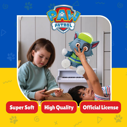 TY Rocky Paw Patrol Soft Plush Toy for Kids, Cuddly Teddy, Collectible Stuffed Toy, Beanie Babies Range, Regular