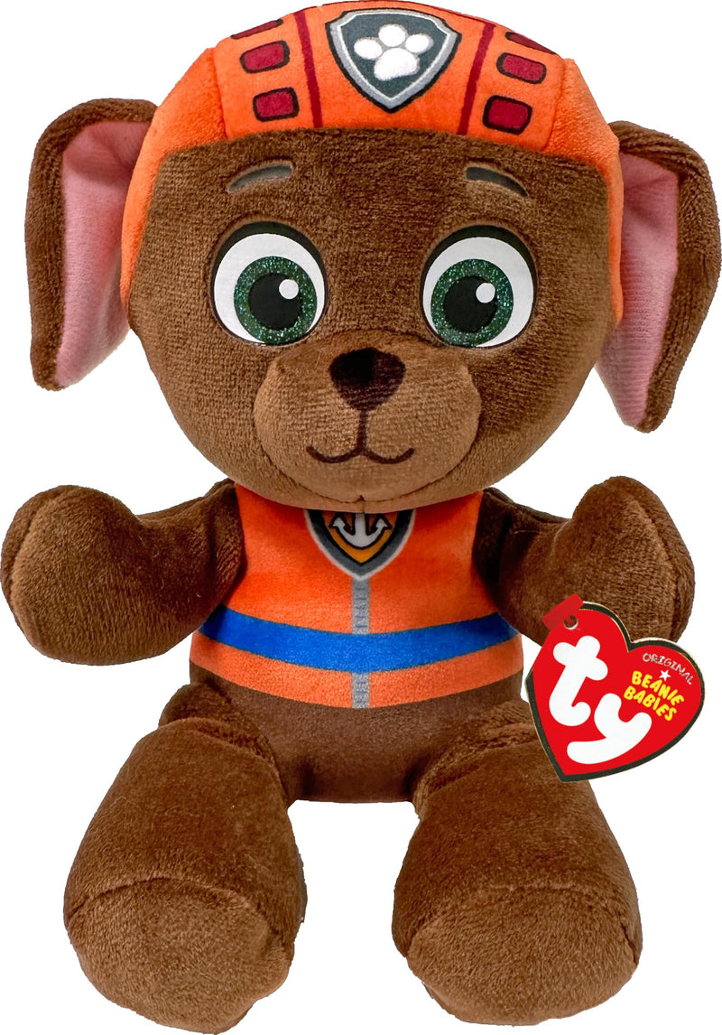 TY Zuma Paw Patrol Soft Plush Toy for Kids, Cuddly Teddy Collectible Stuffed Toy, Beanie Babies Range, Regular