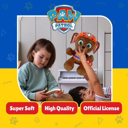 TY Zuma Paw Patrol Soft Plush Toy for Kids, Cuddly Teddy Collectible Stuffed Toy, Beanie Babies Range, Regular