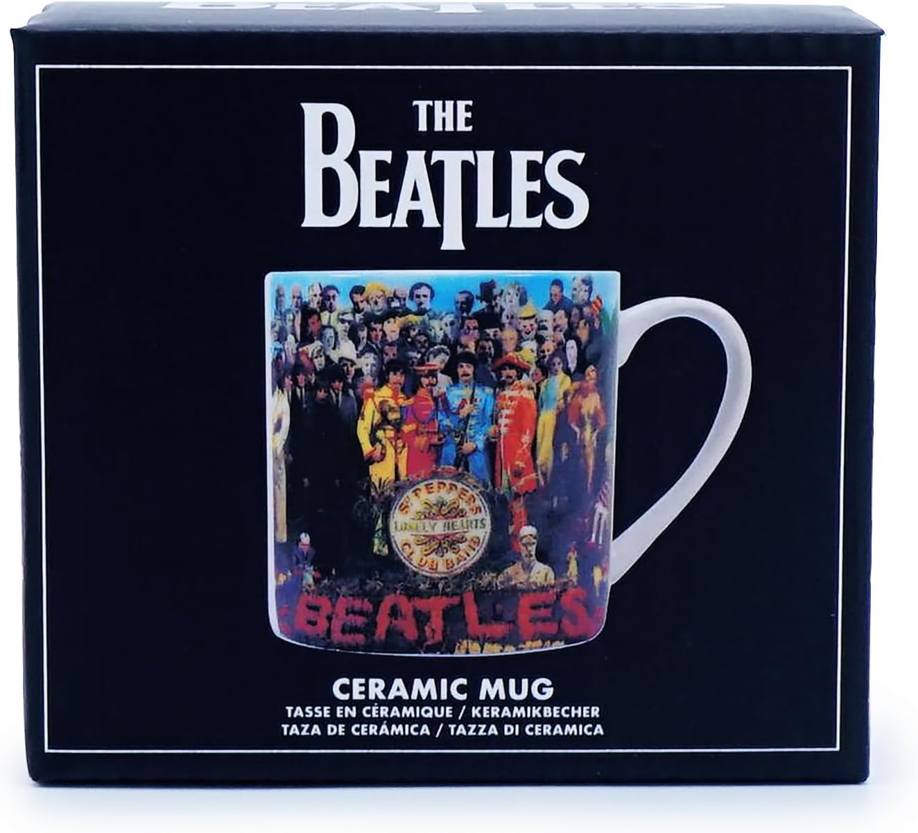 The Beatles Mug SGT Pepper Official White Boxed One Size