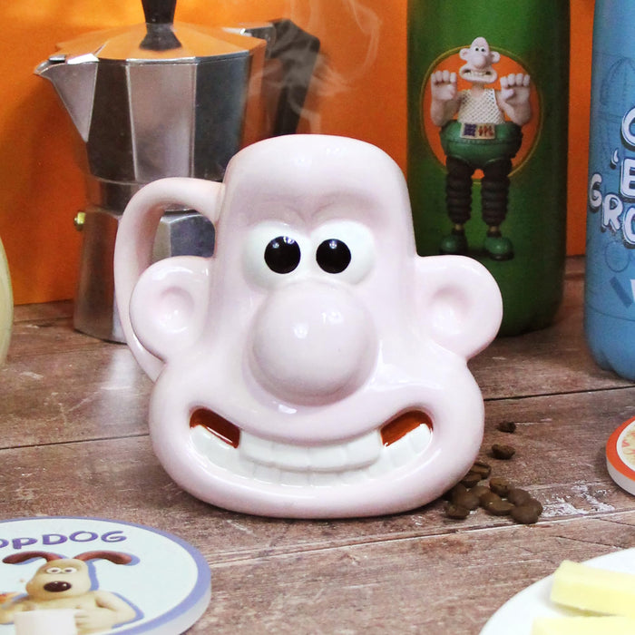 Aardman - Shaped Mugs - Wallace & Gromit Wallace Boxed Shaped Mug