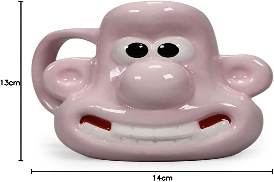 Aardman - Shaped Mugs - Wallace & Gromit Wallace Boxed Shaped Mug