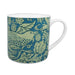 Half Moon Bay Strawberry Thief - by William Morris - Sage Green/Blue 10.5 Ounce (310ml) Ceramic Stoneware Hot/Cold Drinking Mug