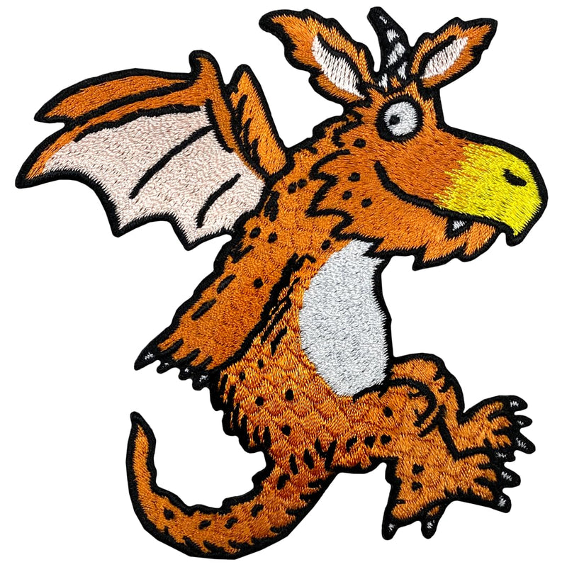 Pawprint Family | Zog Hovering Sew on Patch | Julia Donaldson and Axel Scheffler's Zog Official Merchandise