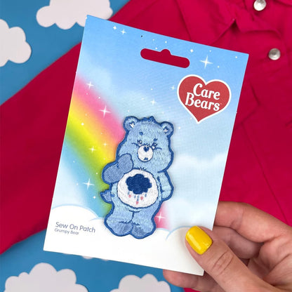 Classic Grumpy Bear Sew on Patch | Care Bears Official Merchandise