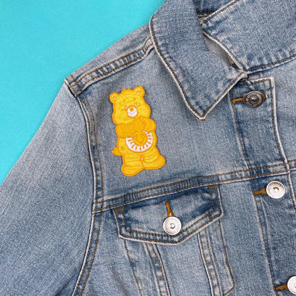 Pawprint Family | Classic Funshine Bear Sew on Patch | Care Bears Official Merchandise