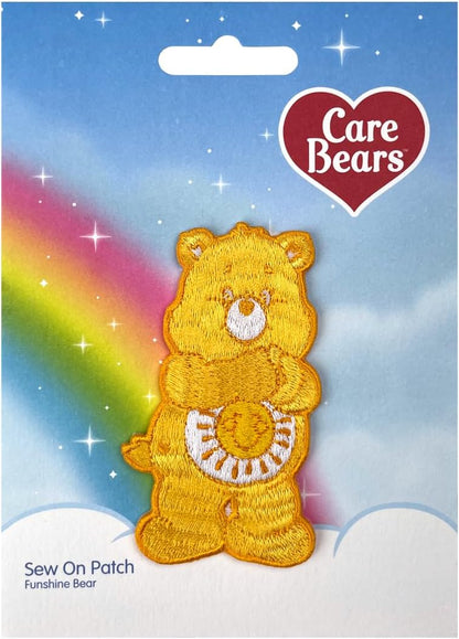 Pawprint Family | Classic Funshine Bear Sew on Patch | Care Bears Official Merchandise