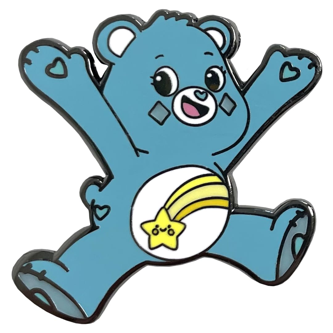 Wish Bear Enamel Pin Badge | Care Bears Unlock the Magic Official Merchandise