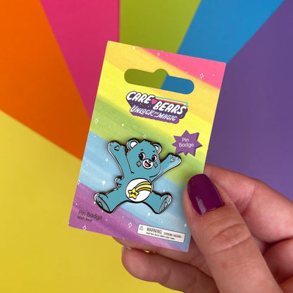 Wish Bear Enamel Pin Badge | Care Bears Unlock the Magic Official Merchandise