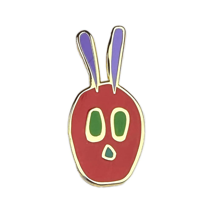 Pawprint Family Pin esmaltado con cabeza de oruga muy hambrienta, producto oficial del mundo de Eric Carle, talla única, Hierro