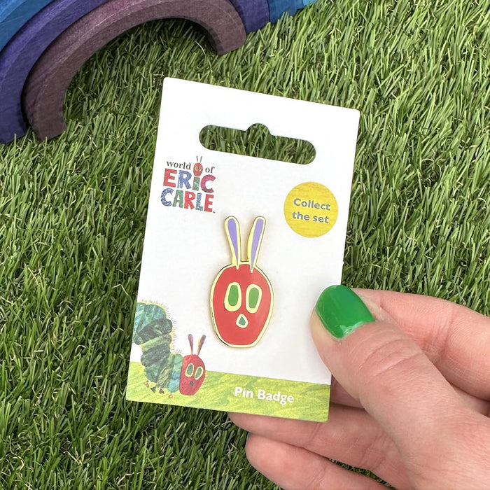 Pawprint Family Pin esmaltado con cabeza de oruga muy hambrienta, producto oficial del mundo de Eric Carle, talla única, Hierro