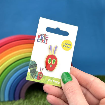 Pawprint Family Pin esmaltado con cabeza de oruga muy hambrienta, producto oficial del mundo de Eric Carle, talla única, Hierro