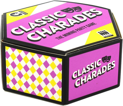 Ginger Fox Classic Charades Family Card Games | The Clue-Giving Travel Party Game | Great Way To Entertain The Kids This Summer | Playable Indoors And Outdoors | Hilarious Guess The Mime Fun | Age 12+