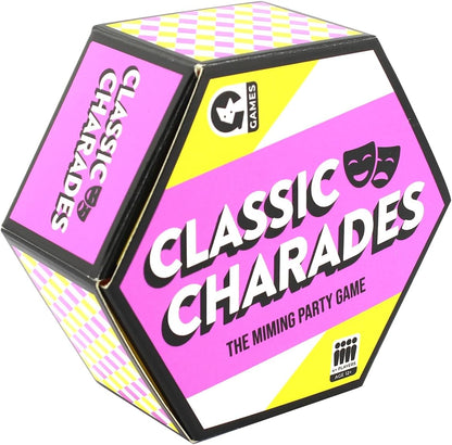Ginger Fox Classic Charades Family Card Games | The Clue-Giving Travel Party Game | Great Way To Entertain The Kids This Summer | Playable Indoors And Outdoors | Hilarious Guess The Mime Fun | Age 12+