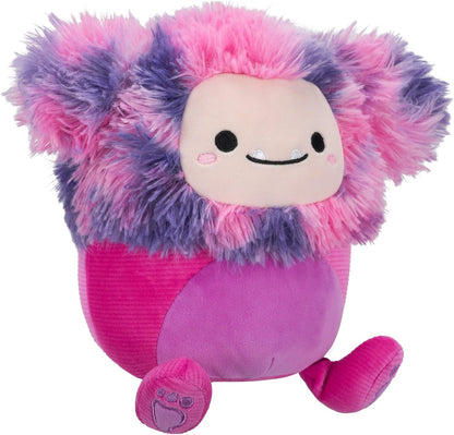 Original Squishmallows 7.5-Inch Woxie the Magenta Bigfoot