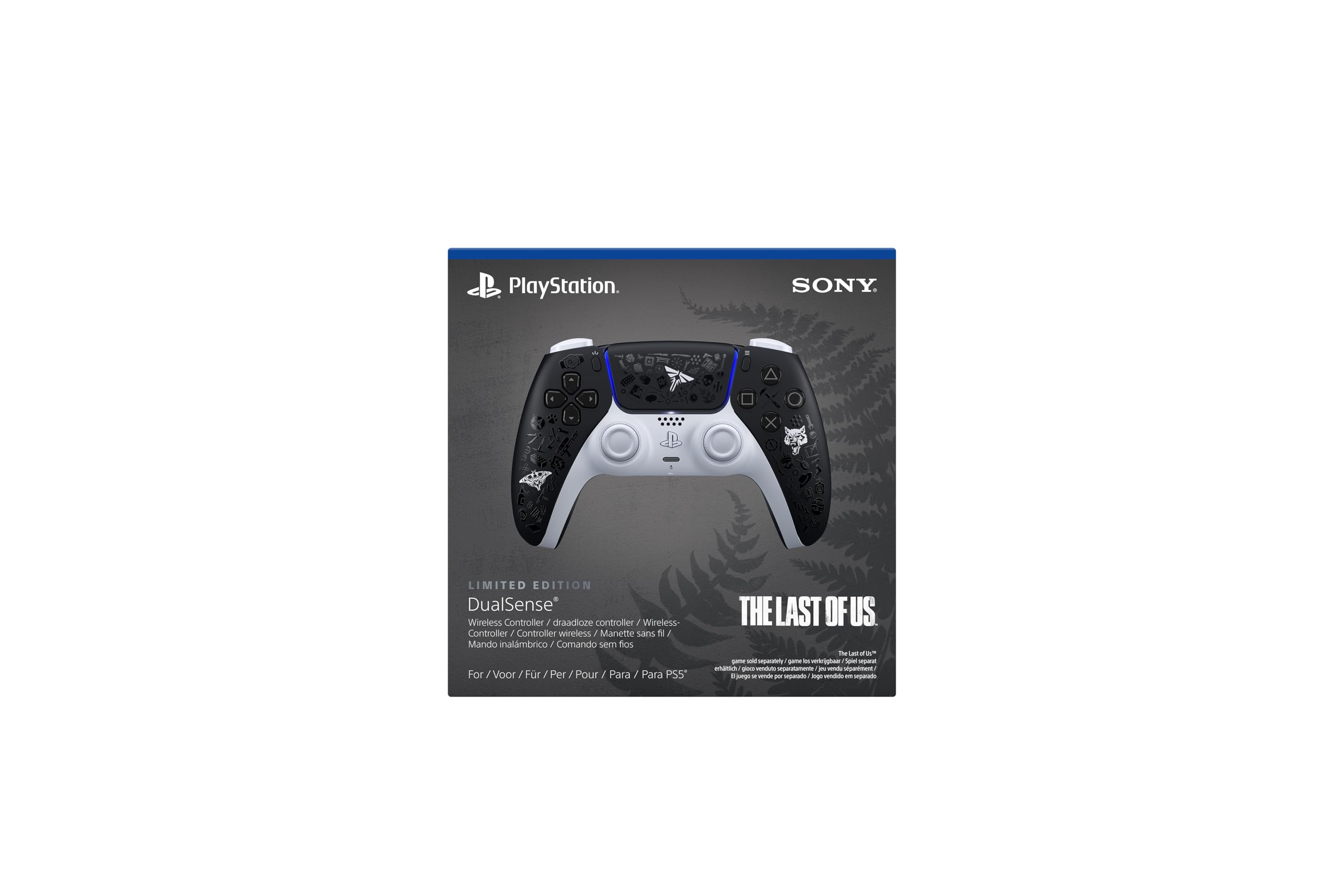 Manette sans fil DualSense® Édition limitée The Last of Us™, PlayStation 5, Batterie rechargeable, Bluetooth, Compatible PS5 et PC