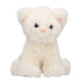 Depesche 13516 TOPModel - Knuffelkat in wit, ca. 16 cm hoog knuffel met blauwe ogen en roze neus