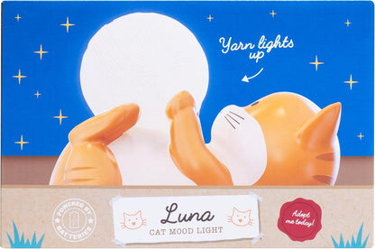 Luna The Cat Mood Light - Warm White - 20 Cm