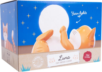 Luna The Cat Mood Light - Warm White - 20 Cm