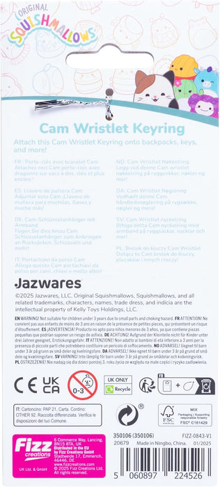 Squishmallows - Cam Wristlet Keyring (350106)