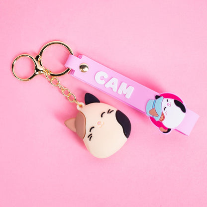 Squishmallows - Cam Wristlet Keyring (350106)