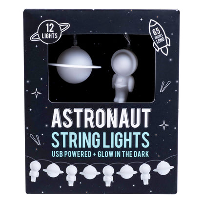 Astronaut String Lights - Glow In The Dark