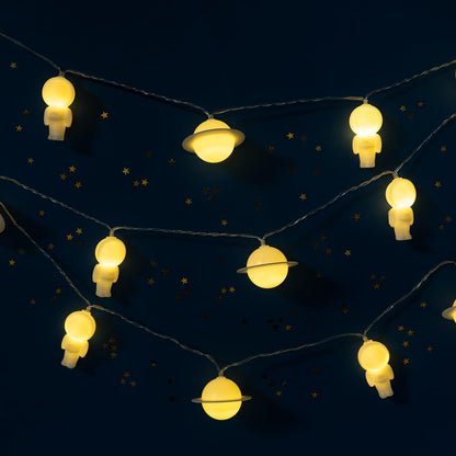 Astronaut String Lights - Glow In The Dark