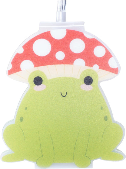 Maurice Mushroom Frog String Light - Green, Red, White