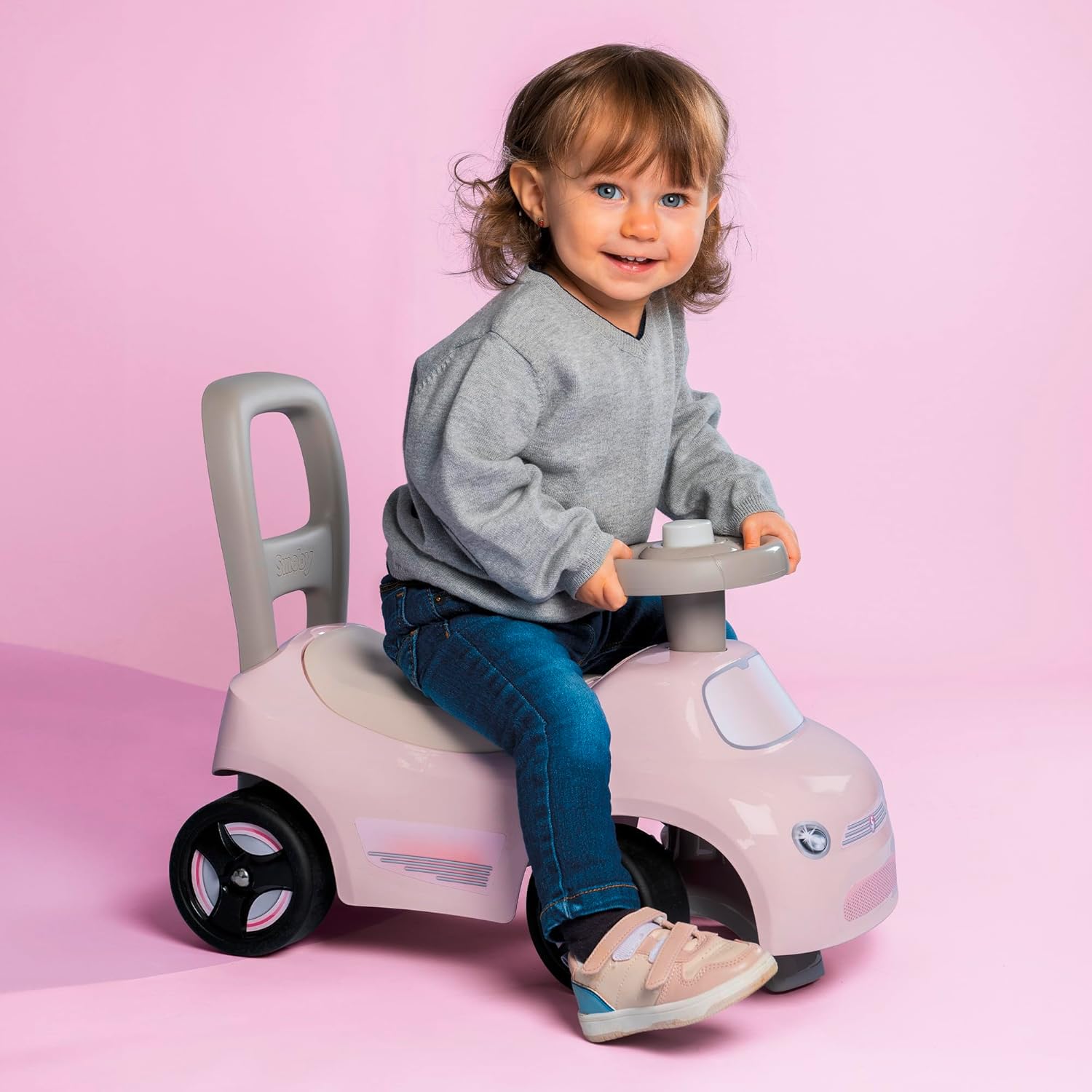 Smoby - Smoby Loopauto Roze