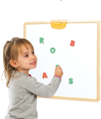 Smoby, Set 48 Letras Mayúsculas Magnéticas, Aprender a Deletrear, optimo para Pizarras Magnéticas Smoby, Niños Niñas A Partir de 3 años, 7600430107
