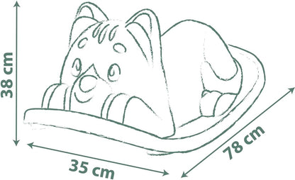 Smoby - Smoby Life Schommel Kat Groen
