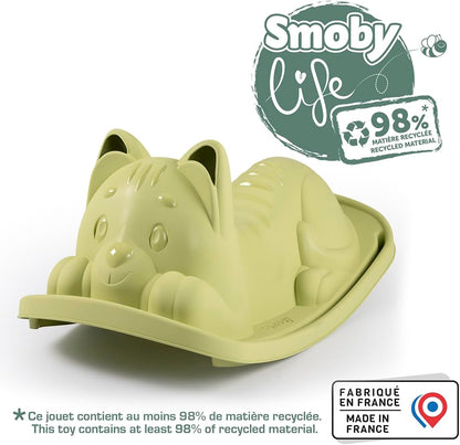 Smoby - Smoby Life Schommel Kat Groen