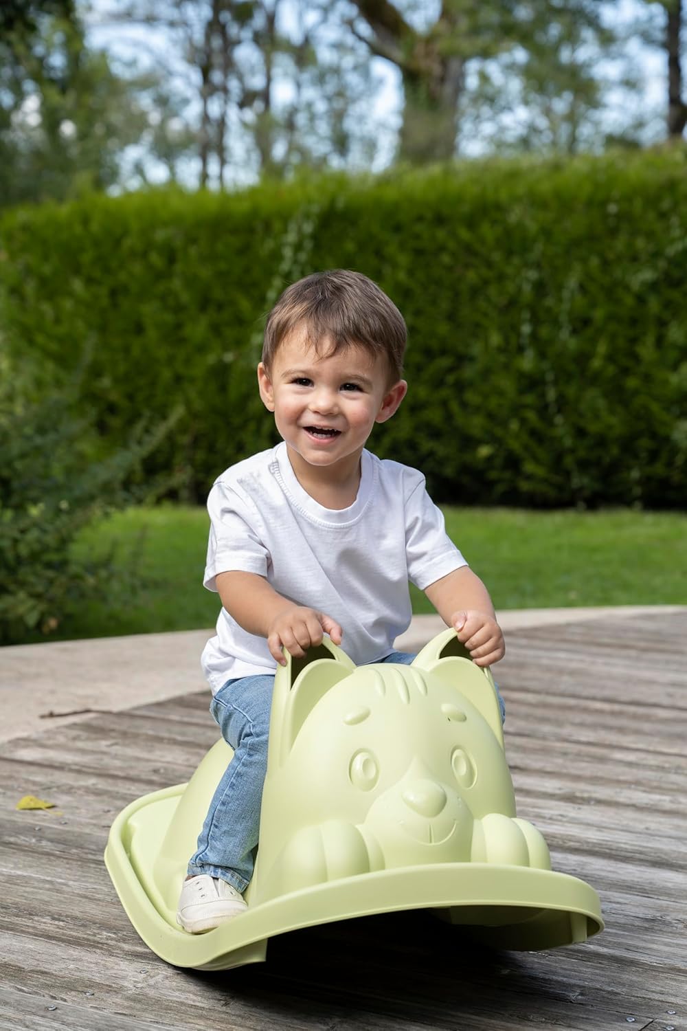 Smoby - Smoby Life Schommel Kat Groen