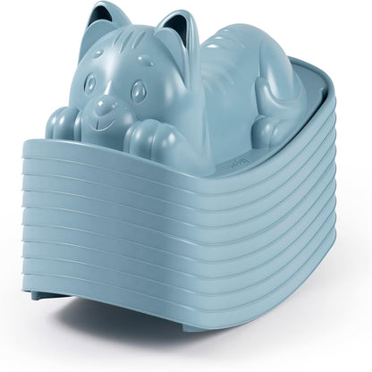 Smoby - Smoby Life Schommel Kat Blauw