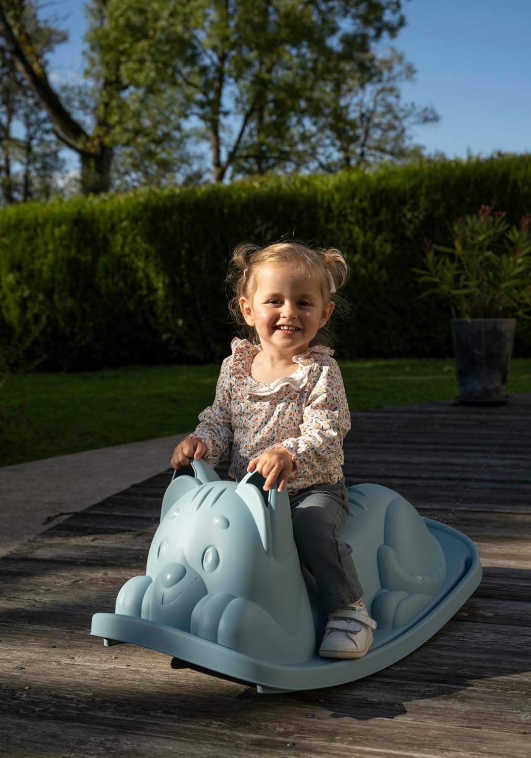 Smoby - Smoby Life Schommel Kat Blauw