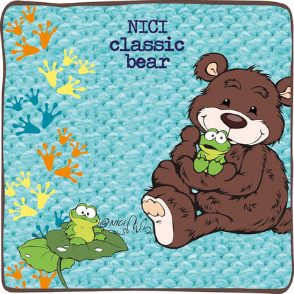 NICI Kuscheltier Bär 25 cm – Nachhaltiges Plüschtier für Mädchen, Jungen & Babys – Flauschiges Stofftier zum Spielen, Sammeln & Kuscheln – Gemütliches Schmusetier, Kakaobraun