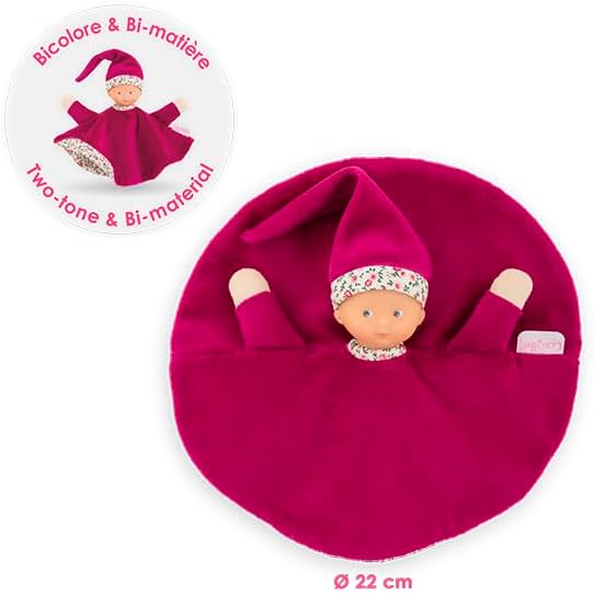 Corolle - Corolle Tidoudou - Roze Grenadine Knuffeldoek 17cm