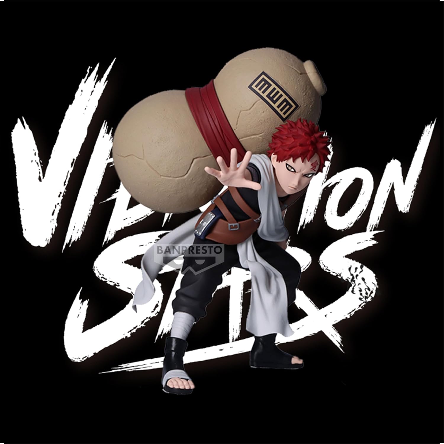 BANPRESTO BP28550P BP28550P Gaara and Uchiha Sasuke 12 cm Collectible Figure, Multi-Colour, Ideal for Anime Fans