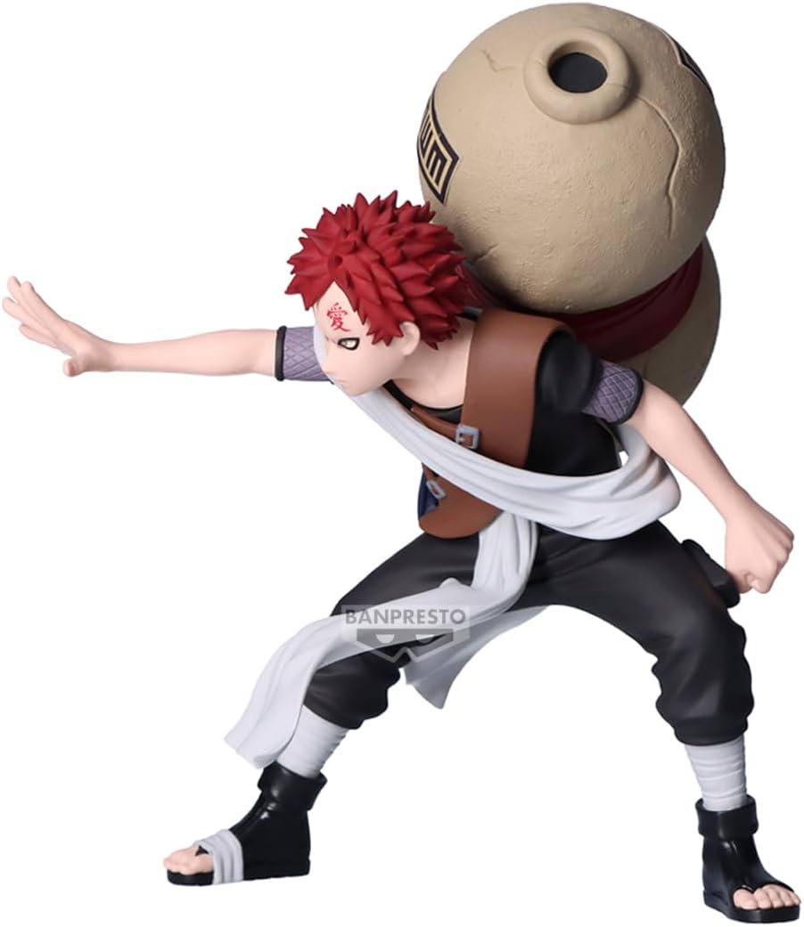BANPRESTO BP28550P BP28550P Gaara and Uchiha Sasuke 12 cm Collectible Figure, Multi-Colour, Ideal for Anime Fans