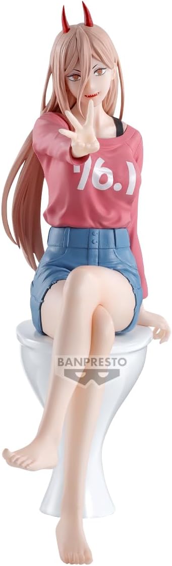 Banpresto Power Chainsaw Man BP28560P Actionfigur zum Sammeln, 18 cm, Mehrfarbig, optimal für Anime-Fans